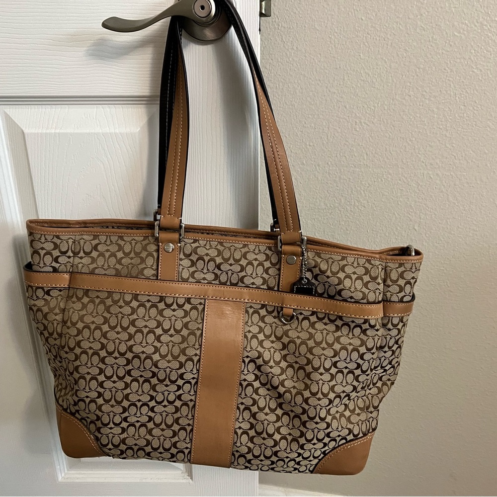 Coach diaper bag, large tote
